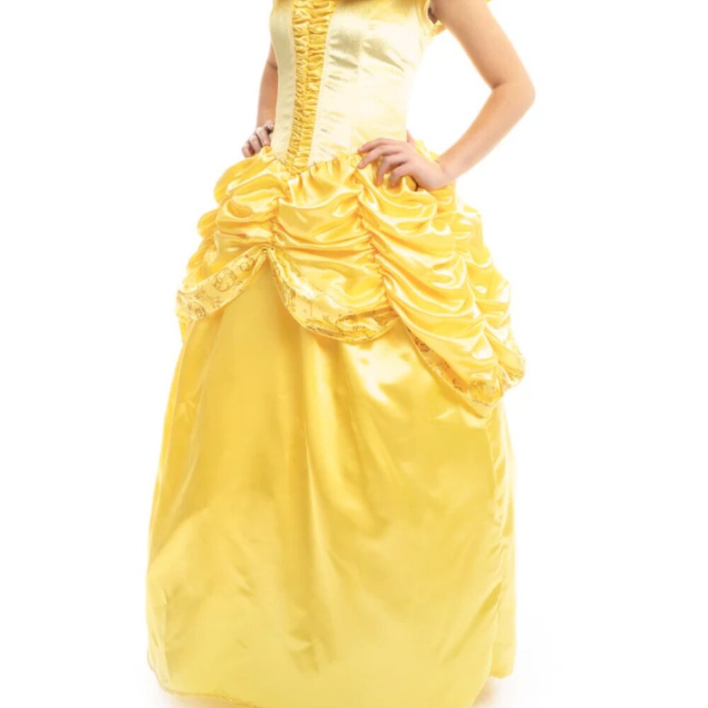 Little adventures Yellow Disney Belle costume dress women’s size 2-4